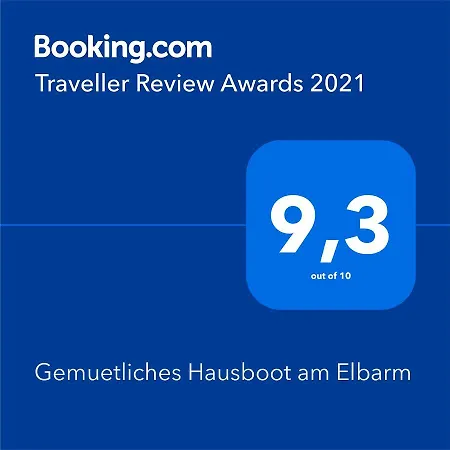 Gemuetliches Hausboot In Doemitz An Der Elbe
